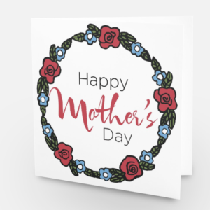 Happy Mother’s Day Card Red